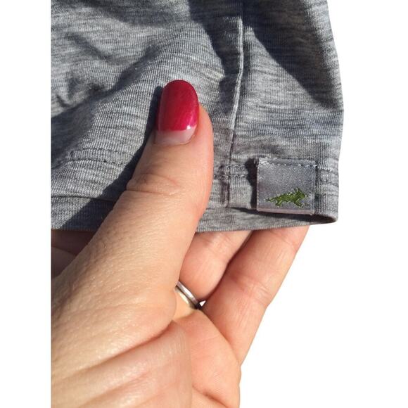 Toad & Co Womens Long Sleeve Shirt Size Medium Hooded Gray Grey Gorpcore Outdoor - Picture 7 of 12